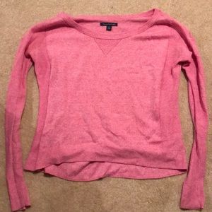 Pink AEO lightweight sweater